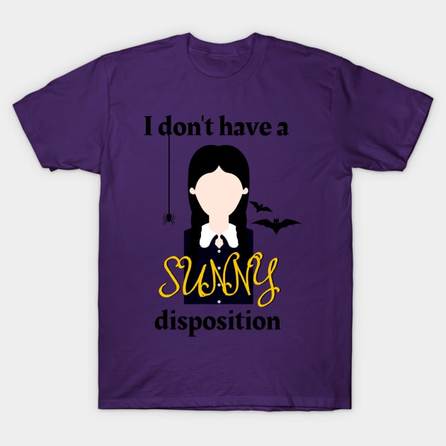 Sunny Disposition - Pulled - Addams Family Musical T-Shirt by sammimcsporran